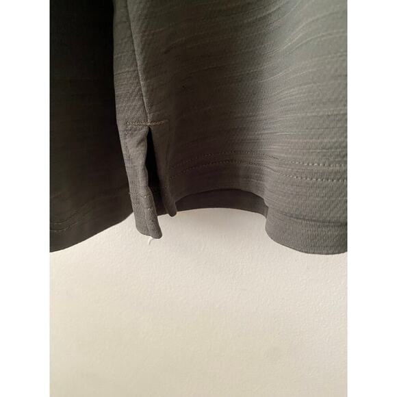 Dark Green Nike Dri Fit Long Sleeve Quarter Zip - Picture 5 of 6